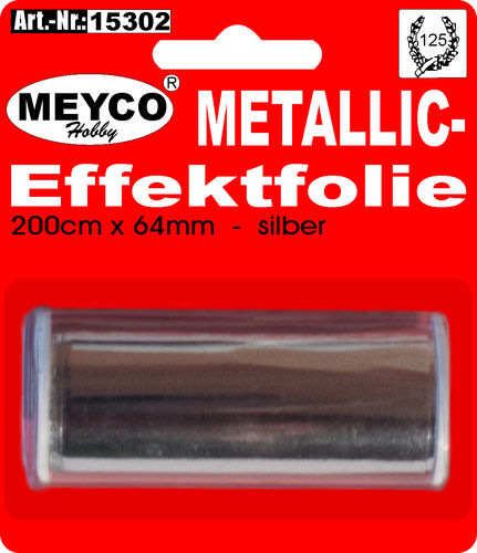Metallic-Effektfolie, silber