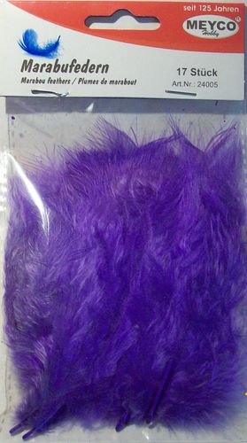 Marabu-Federn, violett