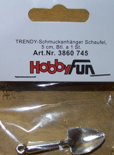 TRENDY-Schmuckanhänger Schaufel